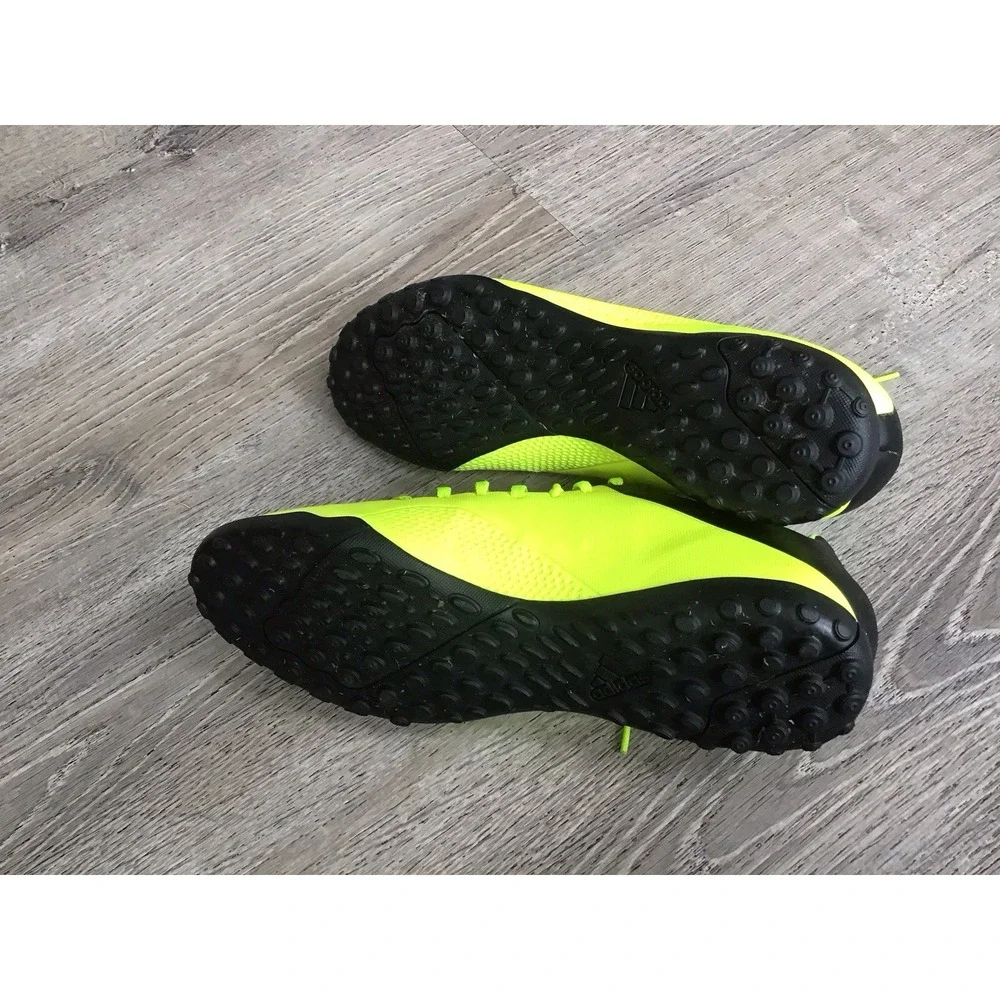 adidas X Tango 18.4 TF Green Black DB2479 Men's Indoor Turf Soccer Shoes Size 11